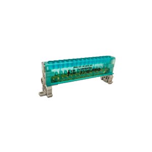 Onka 2064 2/13 80a 15 Delikli Tek Kutuplu Dağıtıcı Ünite 6x5,9 Mm² Nötr Topraklama Barası