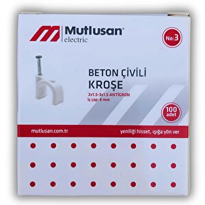 Çivili Kroşe 3 No 100 Lü Paket