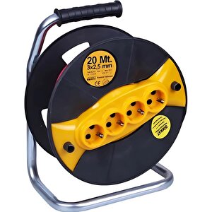 4lü Grup Makaralı Uzatma Kablo 3x2.5 20mt