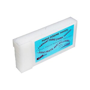 Parke Zemin Döşeme Takozu Beyaz 15 Cm 7 Cm Polyamid Laminant Parke Çakma Takozu