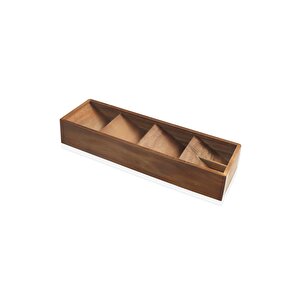 Natura Akasya Bölmeli Kaşıklık 40x12x6 Cm