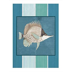 Desenler Ve Balık Hediyelik Mdf Tablo 35cm X50cm 35x50 cm