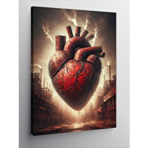 Kanvas Tablo Kalp Görseli 70x100 cm