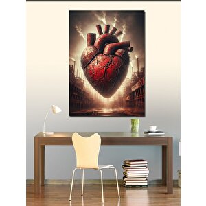 Kanvas Tablo Kalp Görseli 100x140 cm