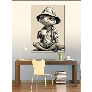 Kanvas Tablo Keşifçi Kertenkele 70x100 cm