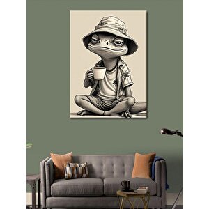 Kanvas Tablo Keşifçi Kertenkele 70x100 cm