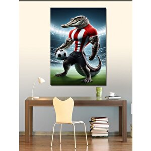 Kanvas Tablo Futbol Timsahı 70x100 cm