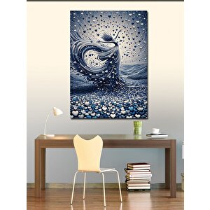 Kanvas Tablo Kalpler Ve Soyut Kadın 100x140 cm