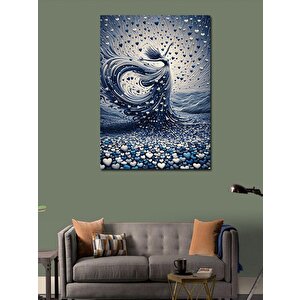 Kanvas Tablo Kalpler Ve Soyut Kadın 100x140 cm