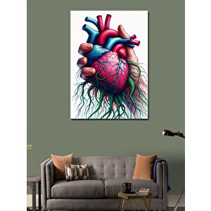 Kanvas Tablo Kalp Ve Damarlar 100x140 cm