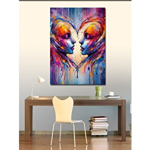 Kanvas Tablo Kalp Ve Soyut İnsanlar 70x100 cm