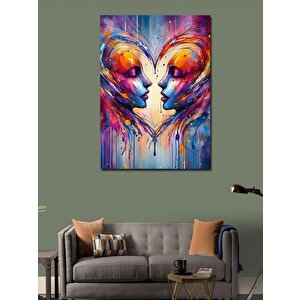 Kanvas Tablo Kalp Ve Soyut İnsanlar 70x100 cm