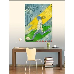 Kanvas Tablo Ronaldinho Gaúcho Futbolcu 100x140 cm