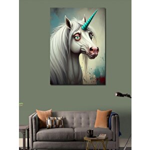 Kanvas Tablo Büyülü Tek Boynuz 100x140 cm