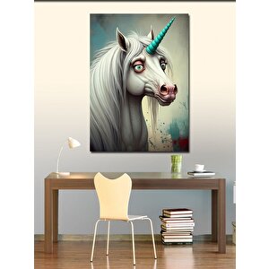 Kanvas Tablo Büyülü Tek Boynuz 50x70 cm