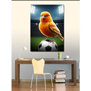Kanvas Tablo Futbolcu Serçe 50x70 cm