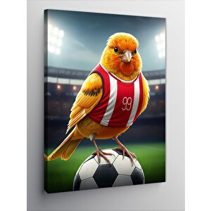 Kanvas Tablo Futbol Kanaryası 100x140 cm