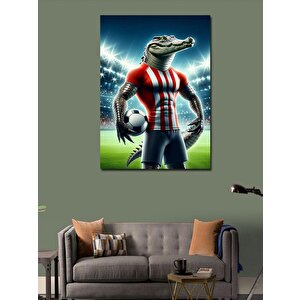 Kanvas Tablo Futbol Timsahı 70x100 cm
