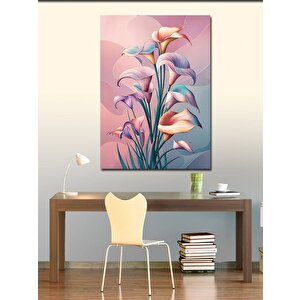 Kanvas Tablo Mor Laleler 70x100 cm