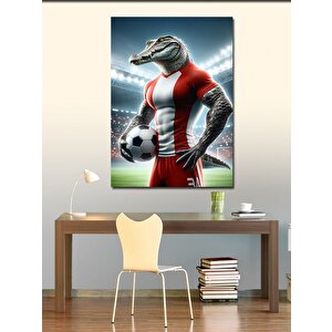 Kanvas Tablo Futbol Timsahı 70x100 cm
