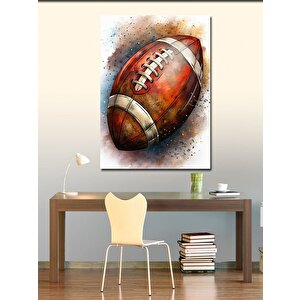 Kanvas Tablo Amerikan Futbol Topu 100x140 cm