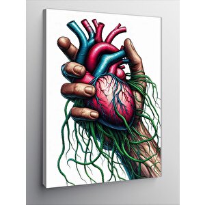 Kanvas Tablo Kalp 100x140 cm