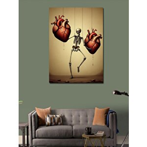Kanvas Tablo Kalp Tutucu İskelet 70x100 cm