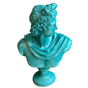 Apollon Büst Heykel Bi̇blo Hk102-34