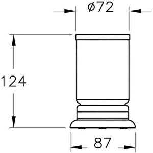 Vitra Base 300 Krom Diş Fırçalığı A44142