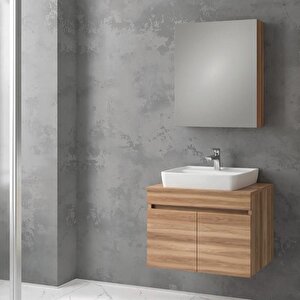 Denko Etna 65 Cm Mdf Hazar Banyo Dolabı Alt Modül, Lavabo