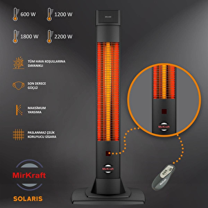 Mirkraft ( Solaris ) Elektrikli Isıtıcı - Kumandalı