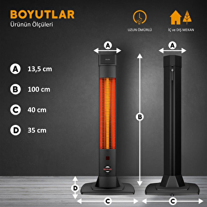 Mirkraft ( Solaris ) Elektrikli Isıtıcı - Kumandalı