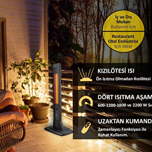 Mirkraft ( Solaris ) Elektrikli Isıtıcı - Kumandalı