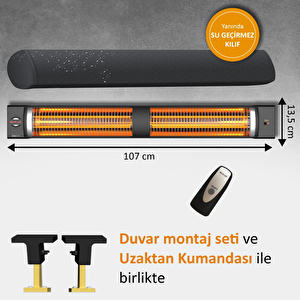 Mirkraft ( Square ) Elektrikli Isıtıcı - Kumandalı