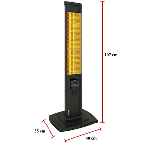 Mirkraft ( Fever ) Elektrikli Isıtıcı - Kumandalı