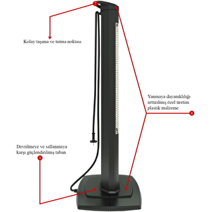 Mirkraft ( Fever ) Elektrikli Isıtıcı - Kumandalı