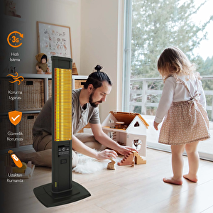 Mirkraft ( Fever ) Elektrikli Isıtıcı - Kumandalı