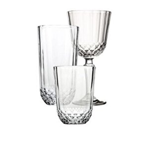 Su Bardak  Seti Diony Kadehli Su Bardağı Takımı 36 Parça 12 Kişilik