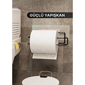 Lüks Yapışkanlı Tuvalet Kağıtlık,havluluk Düzenleyici