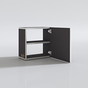 Banyo Ecza Dolabı Susanin Gri 39*39*20 Mutfak Komodin (m) Kapaklı Arkalıksız
