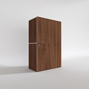 Çamaşır-kurutma Makinesi Dolabı Şahrur Sağ Cvz 187*120*60 Çekmeceli Banyo