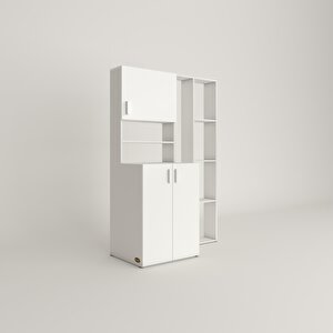 Çamaşır Makinesi Dolabı Kasparovsüpürgemdf Byz 180*126*55-20 % 100 Mdf Full Mdf Banyo Kapaklı Arkalıksız