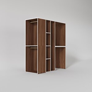 Çamaşır-kurutma Makinesi Dolabı Ve Giysi Dolabı Kazvini Sol Cvz 180*160*60  Banyo