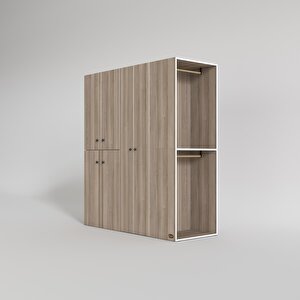 Çamaşır-kurutma Makinesi Dolabı Ve Giysi Dolabı Bistami Sağ Crd 180*160*60  Banyo