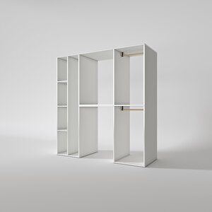 Çamaşır-kurutma Makinesi Dolabı Ve Giysi Dolabı Cevherimdf Sol Byz 180*170*60  % 100 Full Mdf