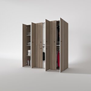 Çamaşır-kurutma Makinesi Dolabı Ve Giysi Dolabı Suyuti Sol Crd 180*170*60  Banyo