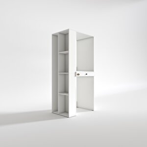 Çamaşır-kurutma Makinesi Dolabı Baccemdf Sol Byz 187*090*60 Çekmeceli % 100 Full Mdf