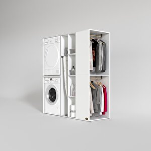 Çamaşır-kurutma Makinesi Dolabı Ve Giysi Dolabı Kazvinimdf Sağ Byz 180*160*60  % 100 Full Mdf