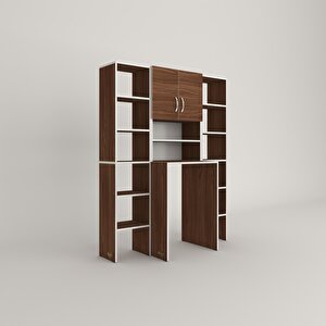 Çamaşır Makinesi Dolabı Hayzummaksduble Cvz 180*126*55 Banyo Kiler Çift Kapaklı Arkalıklı