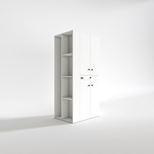 Çamaşır-kurutma Makinesi Dolabı Ahi Evranmdf Sol Byz 187*090*60 Çekmeceli % 100 Full Mdf